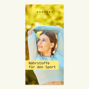Flyer: Nährstoffe für den Sport