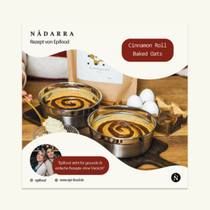 Rezeptkarte: Cinnamon Roll Baked Oats