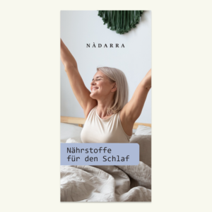 Flyer: Nährstoffe für den Schlaf